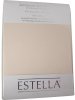 Prześcieradło zwirn-jersey z gumką Estella beige 150x200